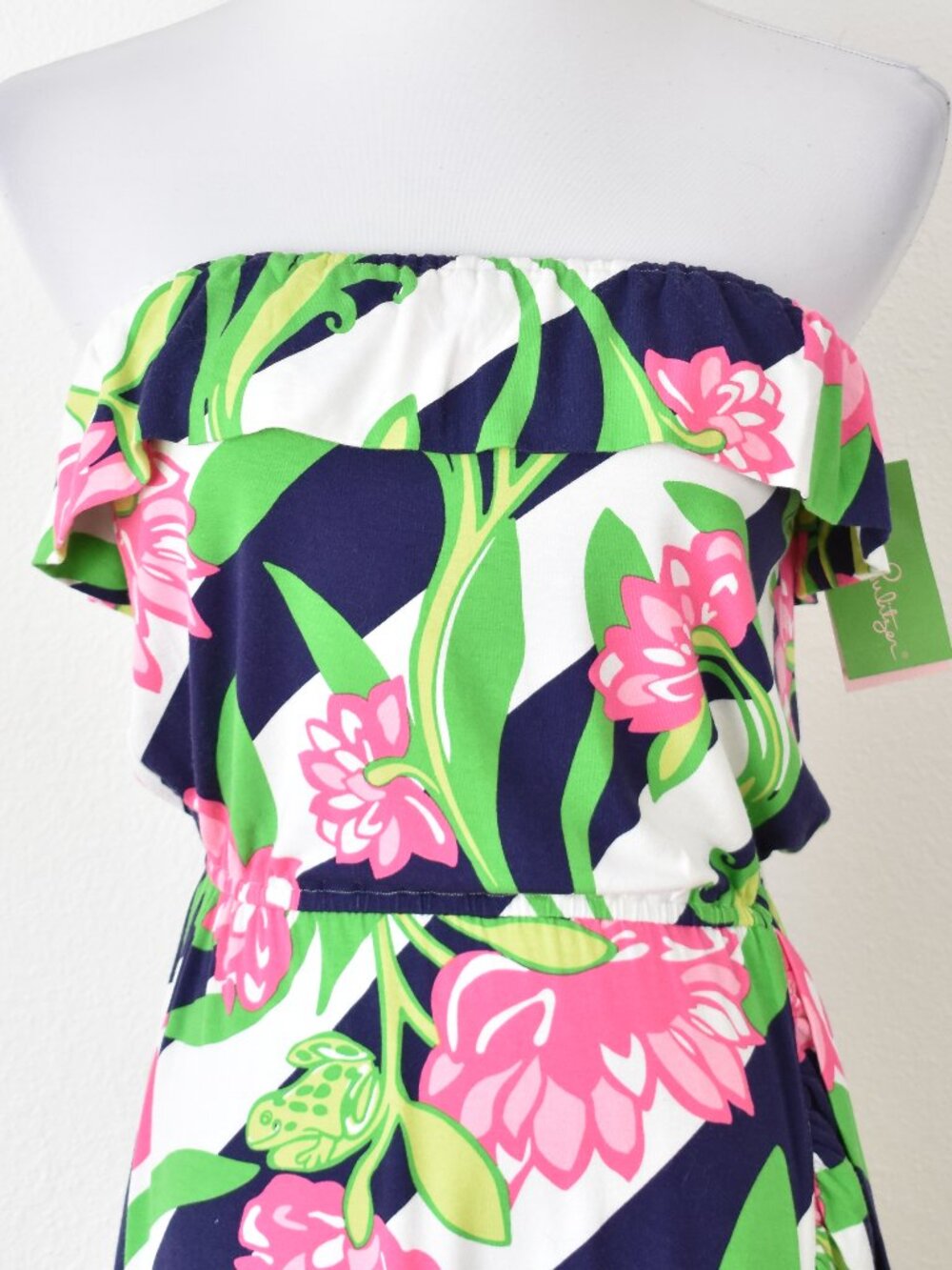 Lilly Pulitzer Jumping The Line Flor Dress NEW - M - Picture 3 of 11
